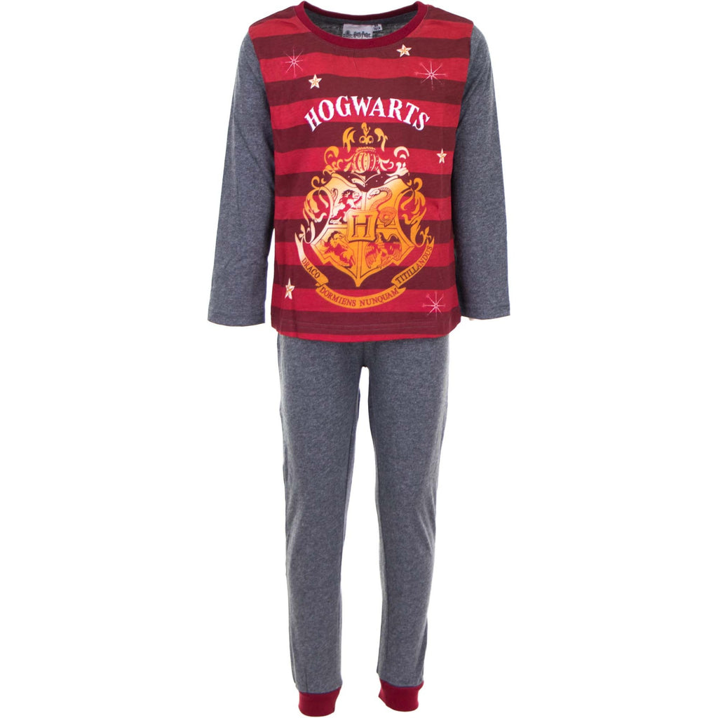 Harry Potter Kids 5-14Y Long Pyjama Set - Hogwarts - Super Heroes Warehouse